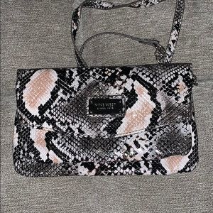 Nine West Snake Skin Cross Purse